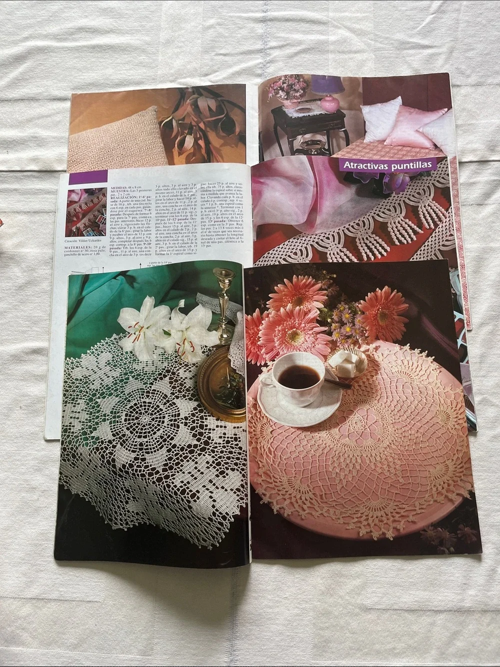 Vintage Collection Ganchillo Artístico Crochet Magazines Bundle Of 12 Issues